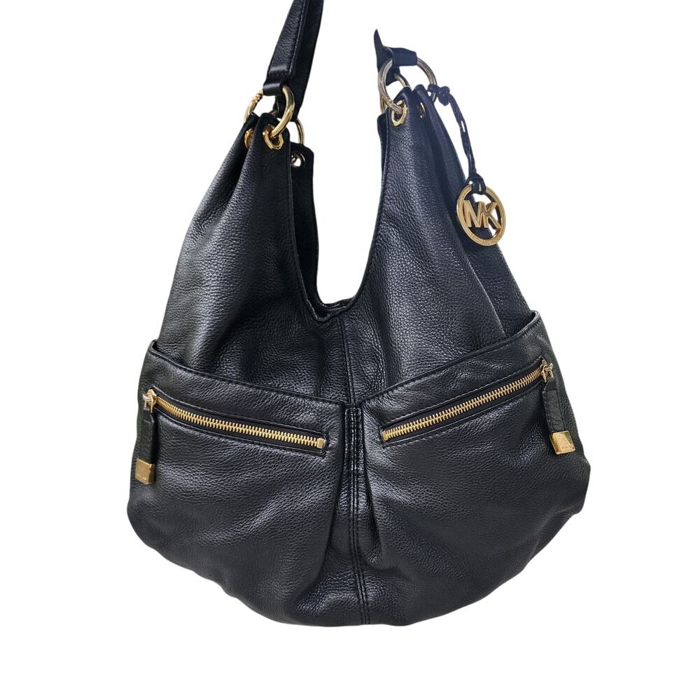 Michael Kors Layton Leather Large Hobo Bag